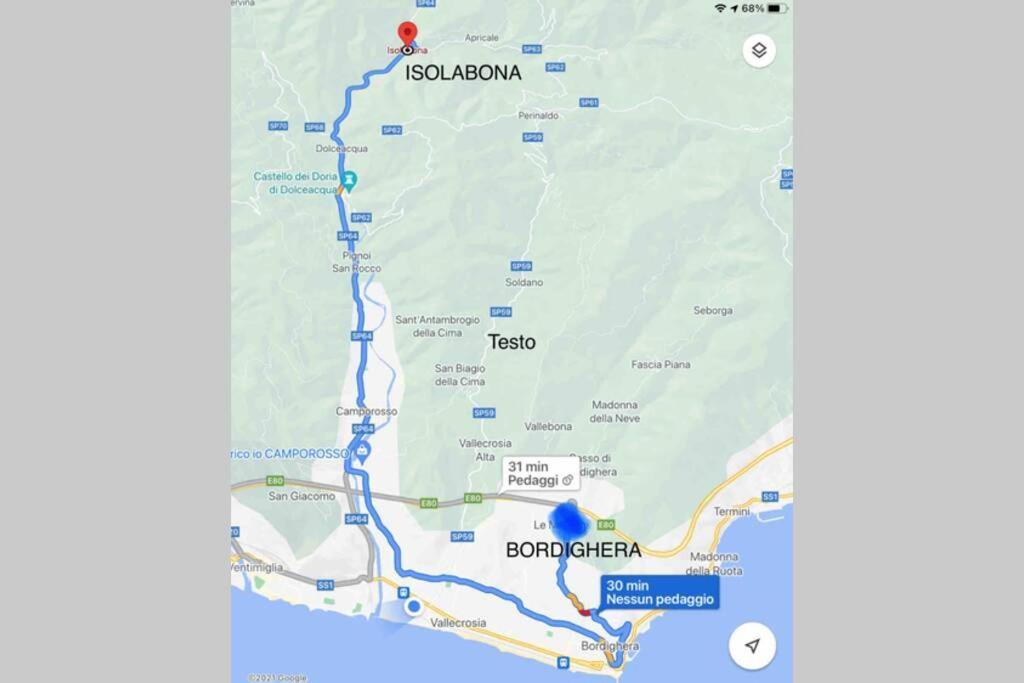 Alloggio Per Vacanze A Isolabona 외부 사진